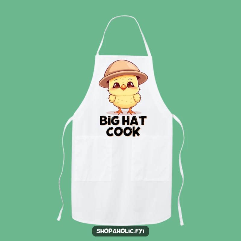 Funny Chick Oversized Hat Apron: Protect Yourself with Hilarious Fashion Style