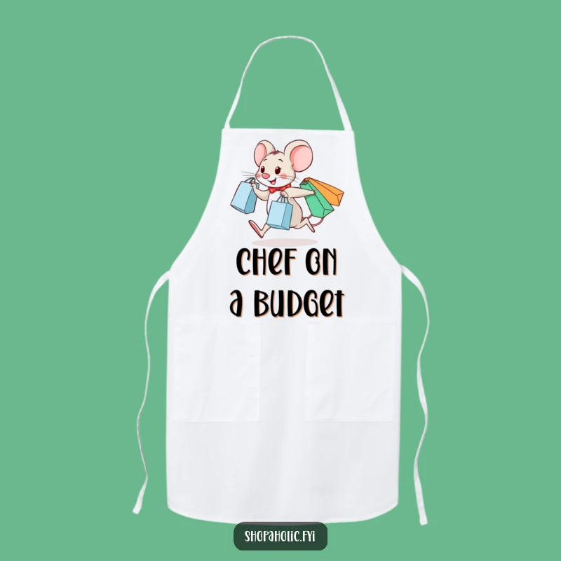 Funny Mouse Apron: Kitchen Shopping Style, A Durable Funny Apron for Culinary Fun