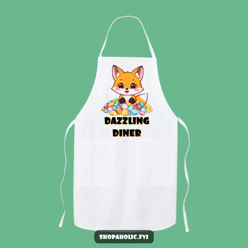 Funny Jewel Fox Apron - Cook Up Laughs with This Hilarious Kitchen Wear