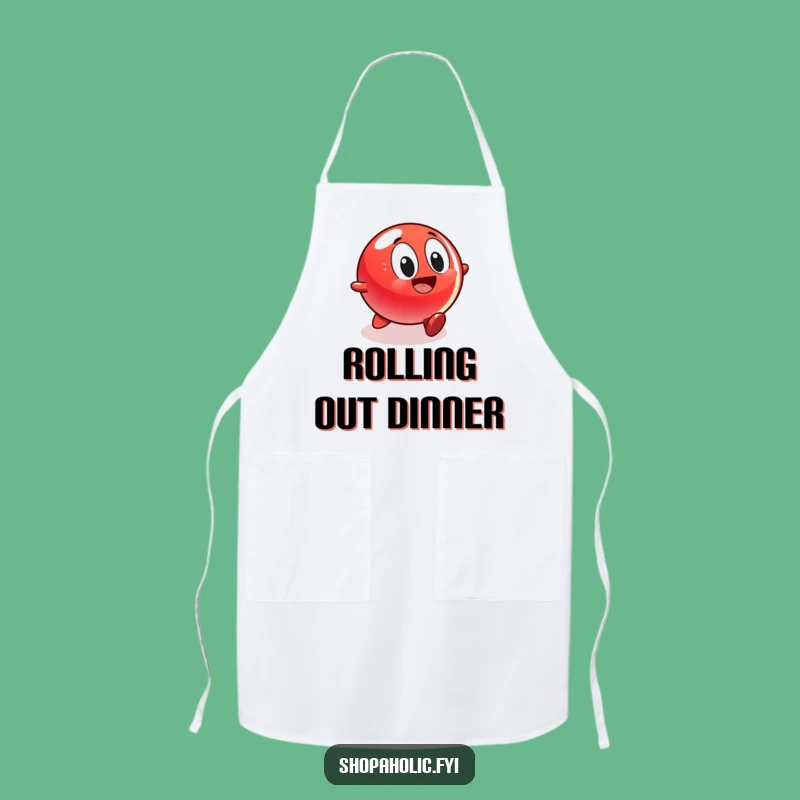 Funny Red Ball Apron - Cook with Excitement & Humor Gift!