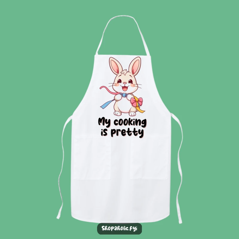 Funny Bunny Apron: Kitchen Celebration Wear, Practical & Funny Gift
