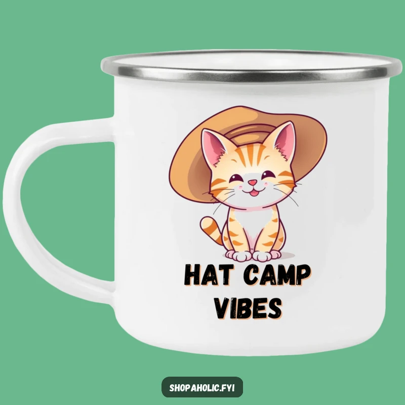 Funny Cat Campfire Mug: Sip Your Adventure with Hilarious Style