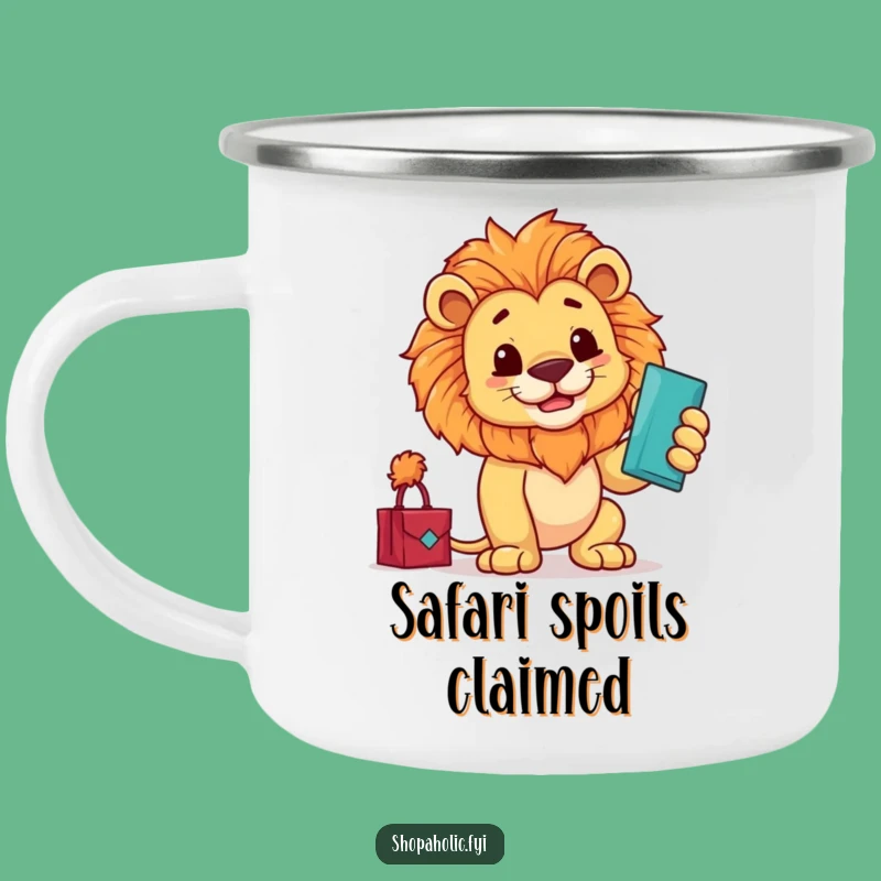 Funny Proud Lion Camping Mug - Regal Purchase Travel Cup - Gift