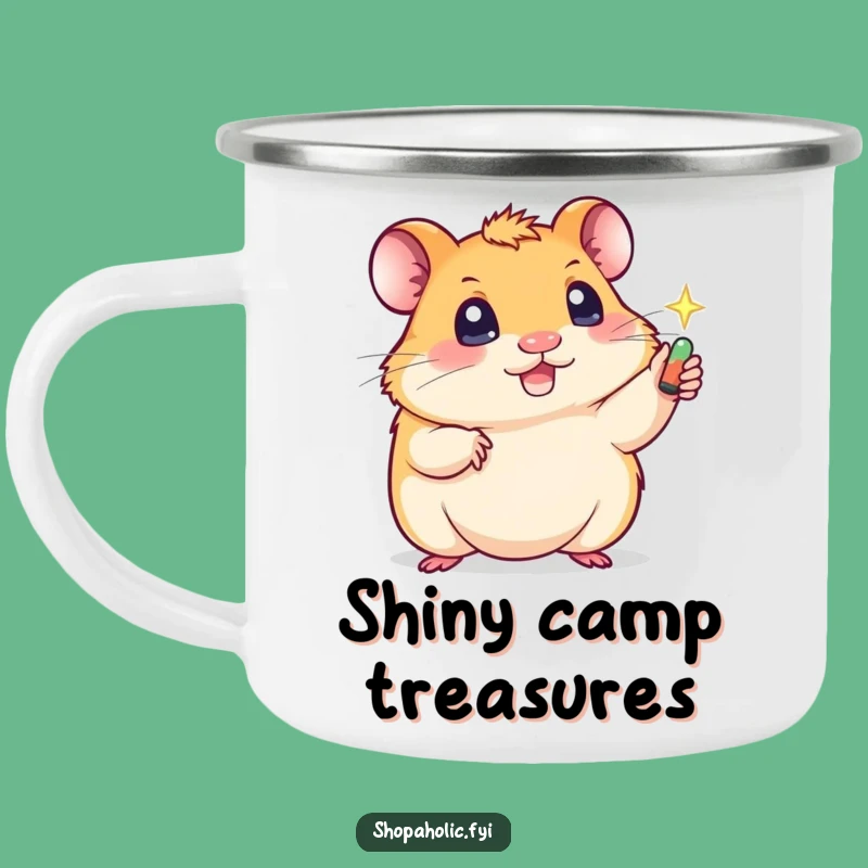 Funny Hamster Campfire Mug: Sip Your Adventure with Hilarious Charm