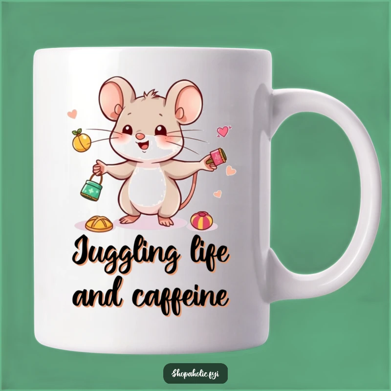 Funny Mouse Juggling Mug - Perfect Gift for Enthusiastic Collectors
