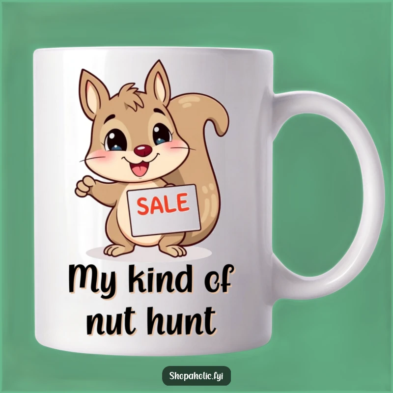 Funny Squirrel Sale Mug: Enthusiastic Pointer Makes a Perfect Gift