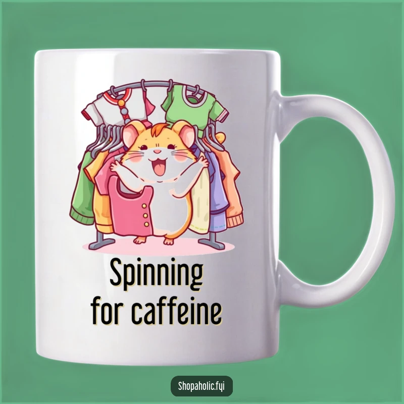 Funny Hamster Fashion Mug: Spinning Style Makes a Perfect Gift