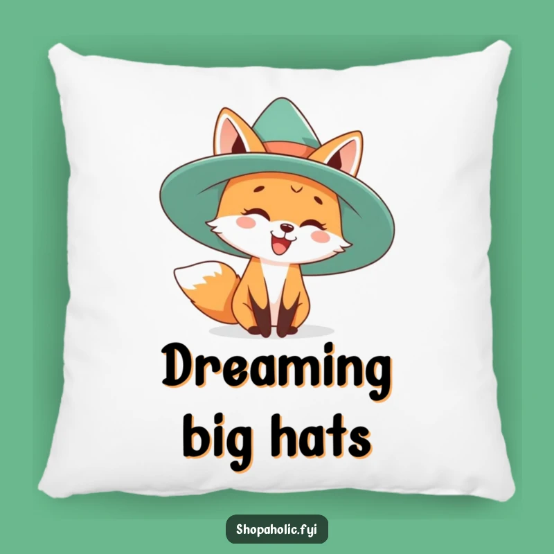 Funny Fox Accessory Pillow - Cozy Comfort & Fashion Humor