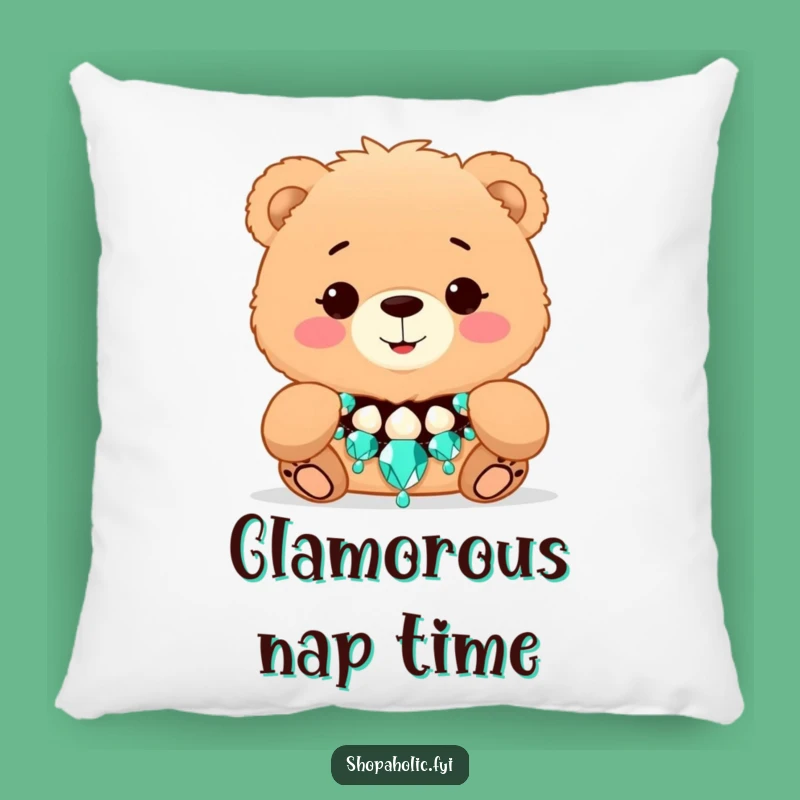 Funny Bear Fashion Pillow - Cozy Comfort Meets Glamour