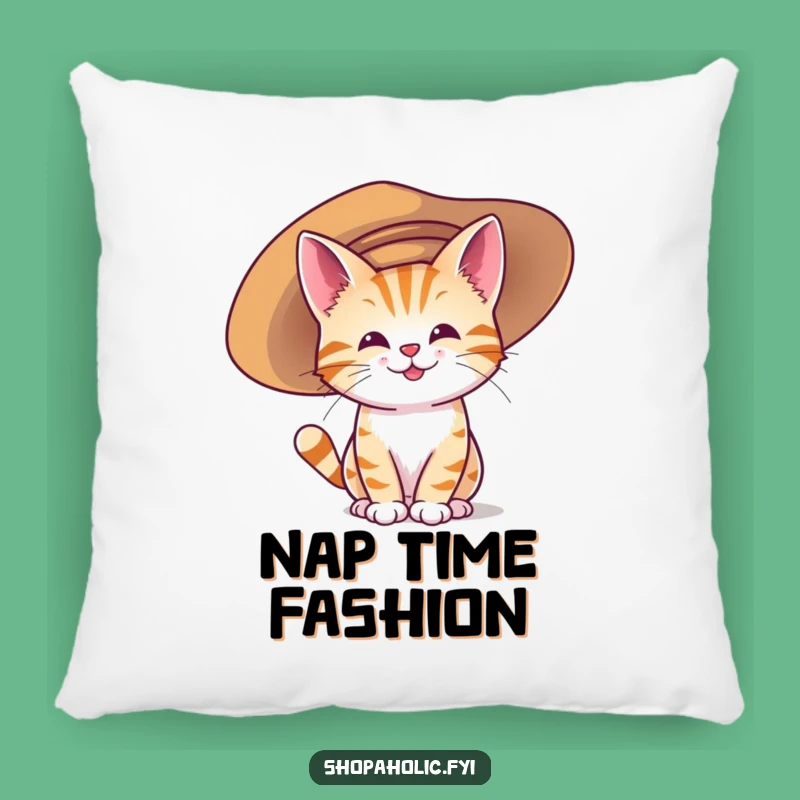 Funny Cat Hat Pillow: Cozy Comfort with Hilarious Style