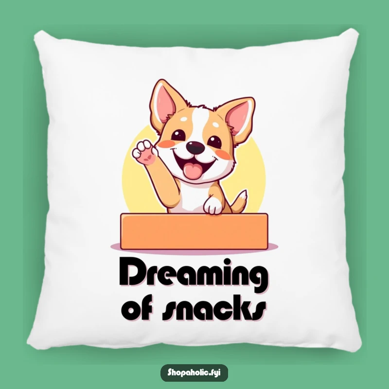 Funny Dog Pillow: Cozy Accent With Excited Pup, Fun Funny Gift