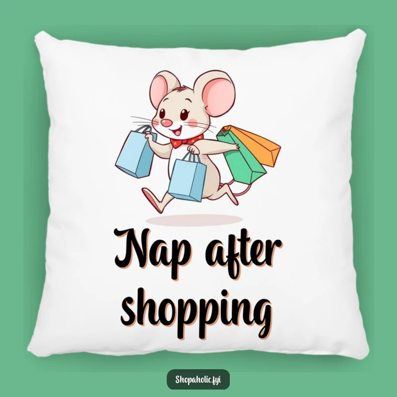 Funny Mouse Pillow: Cozy Shopping Comfort, A Soft Funny Pillow for Sweet Dreams