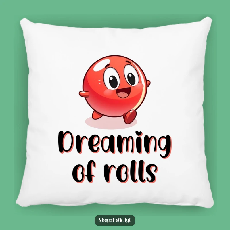 Funny Red Ball Pillow - Comfort Meets Excited Display Humor!