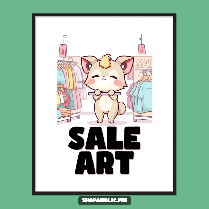 Funny Creature Digital Art Print: Instant Sale Drama, A High-Quality Funny Print for Walls