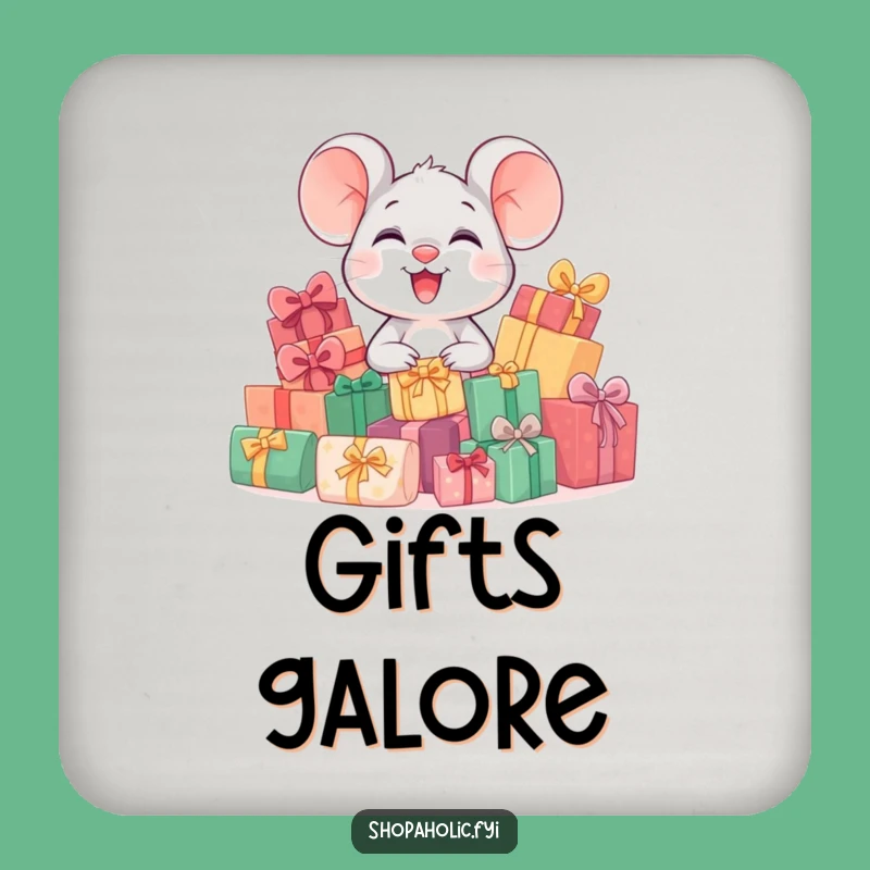 Funny Giggling Mouse Coaster - Protect Surfaces with Humor & Gifts!