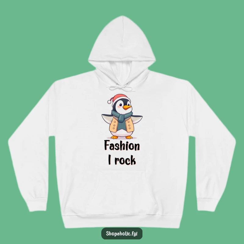 Funny Penguin Hoodie: Cozy Fashionista Sweatshirt, Ideal Gift