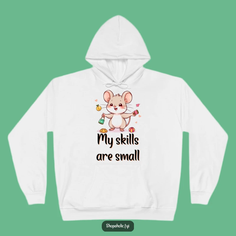 Funny Mouse Juggling Hoodie - Cozy Comfort for Happy Collectors