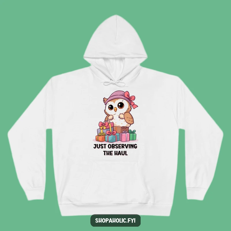 Funny Owl Hoodie: Cozy Gift Watcher's Wear, The Ultimate Funny Gift Layer