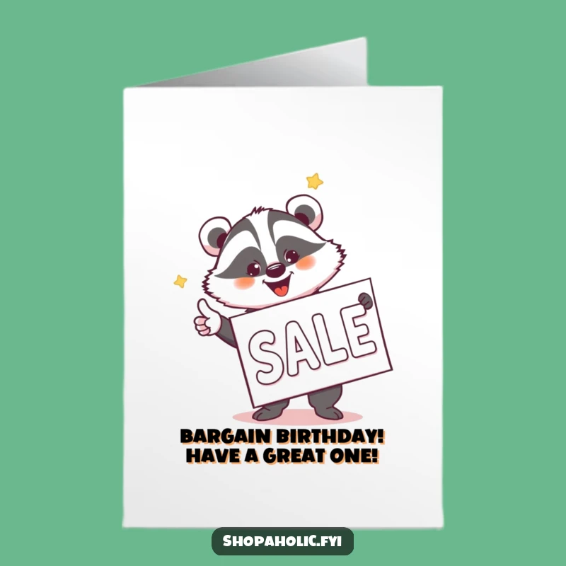 Free Printable Birthday Card: Jovial Badger Sales, Fun DIY Downloadable Gift