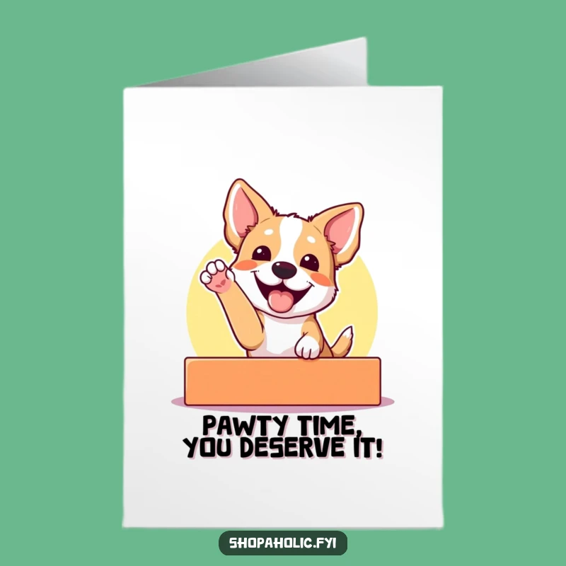 Free Printable Birthday Card: Happy Dog, Colorful Joy, DIY Downloadable Gift