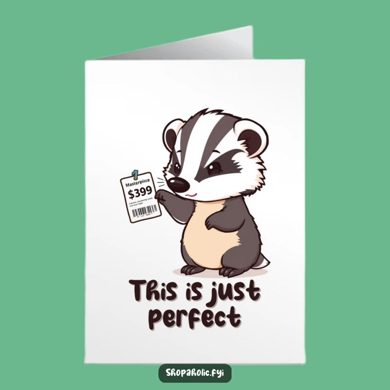 Free Printable Thank You Card: Badger's Appreciation, A Smart Downloadable Gift!