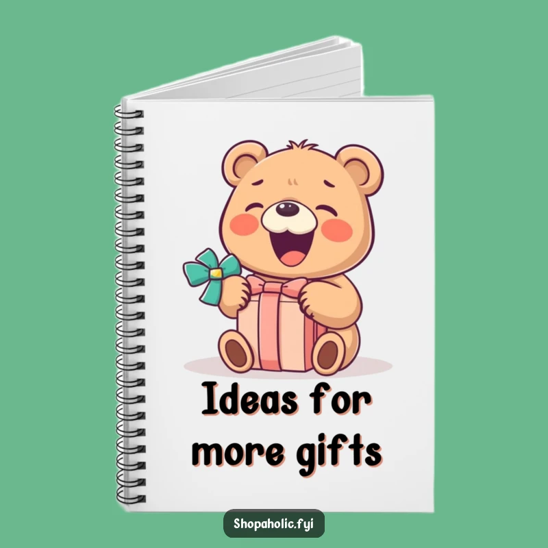 Funny Bear Journal: Hilarious Notebook for Joyful Thoughts and Gift Ideas