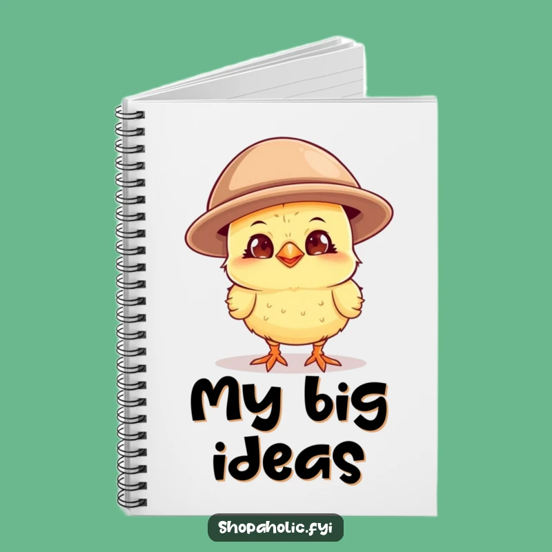 Funny Chick Oversized Hat Notebook: Jot Down Ideas with Hilarious Fashion Flair