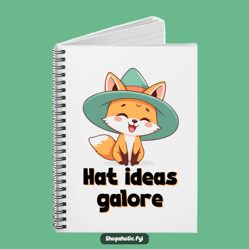 Funny Fox's Fashion Notes Notebook - Journal for Style Lovers