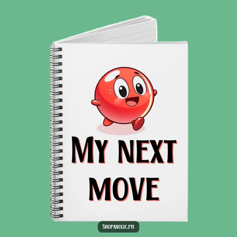 Funny Red Ball Notebook - Jot Down Exciting Ideas & Gifts!