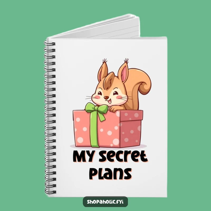 Funny Squirrel Gift Box Notebook: Jot Down Ideas with Hilarious Anticipation