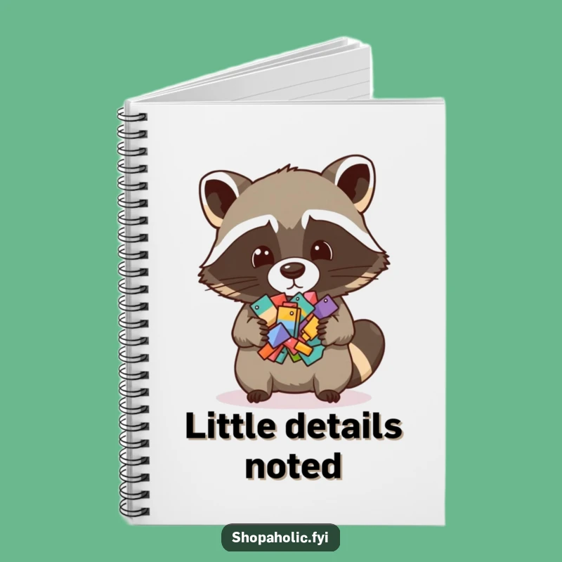 Funny Raccoon Collector's Notebook: Jot Down Your Finds!