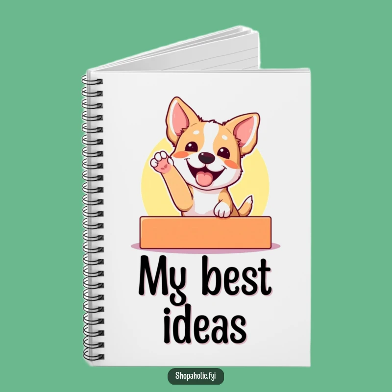 Funny Dog Notebook: Jot Down Ideas With Excited Pup, Perfect Gift