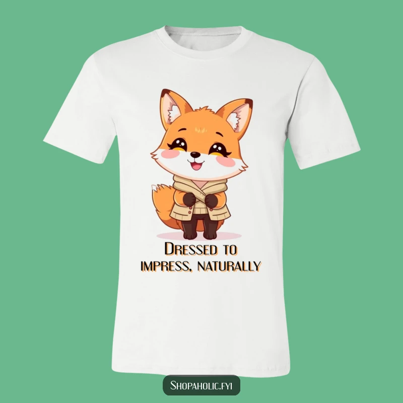 Funny Fox Fashion T-Shirt: Chic Fox Tee, Stylish & Comfy Funny Gift