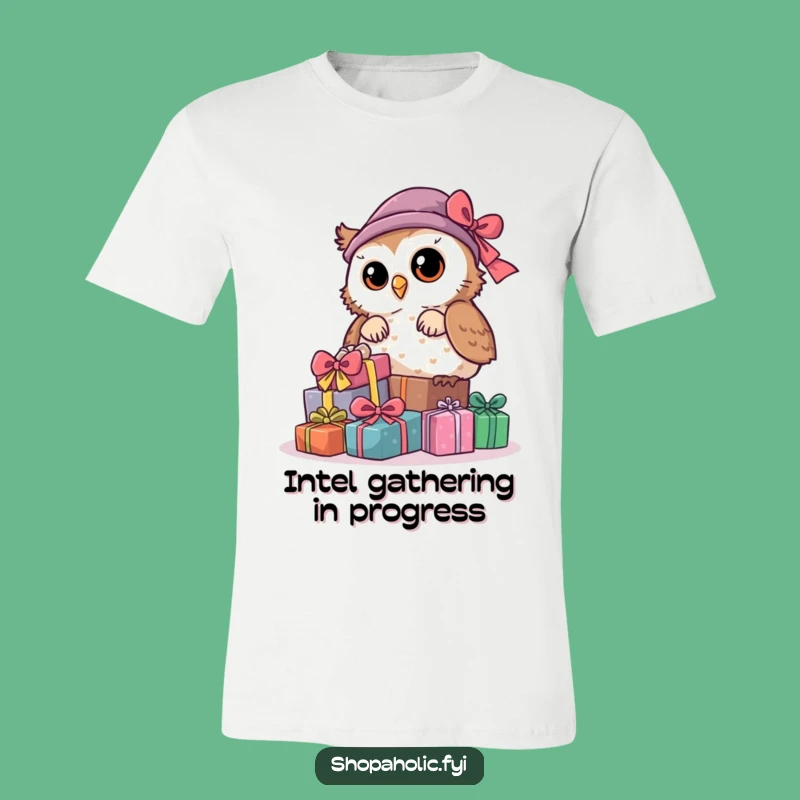 Funny Owl T-Shirt: Gift Lurker's Surprise Tee, Ideal Cute & Funny Gift