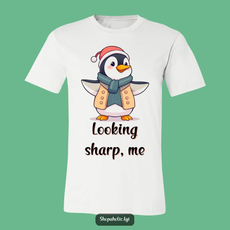 Funny Penguin Fashion T-Shirt: Proud Dresser Tee for Style Lovers