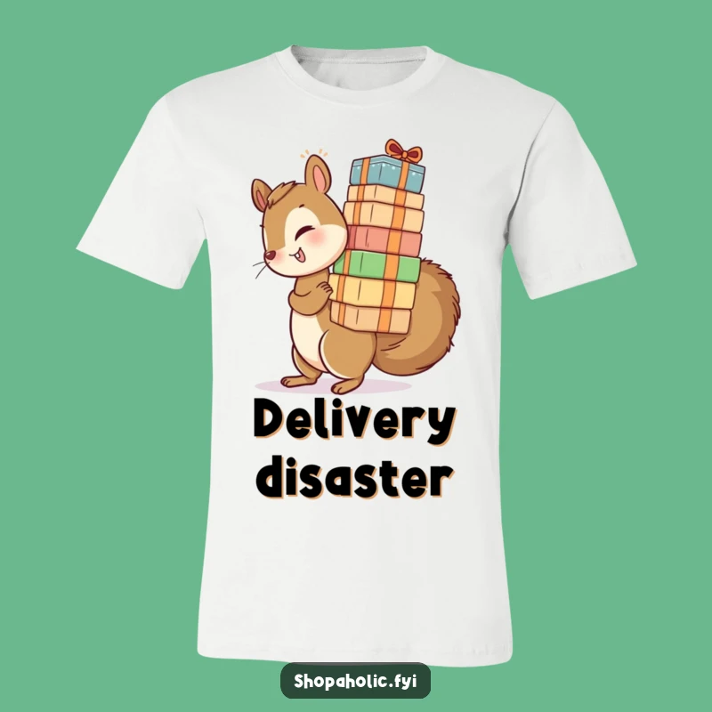 Funny Squirrel's Big Load T-Shirt - Relatable Chaos Tee