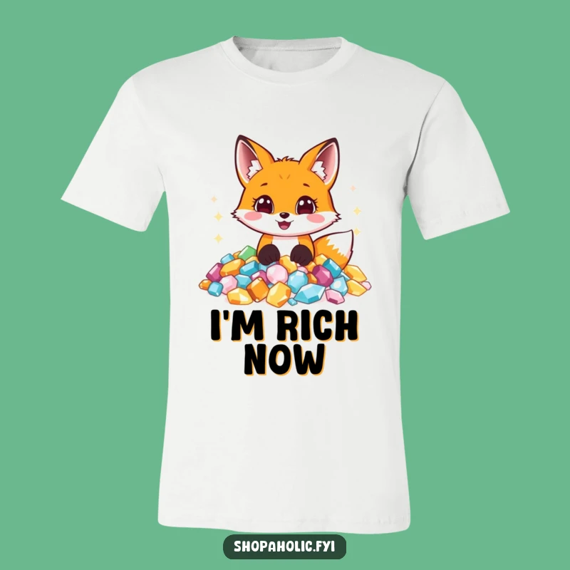 Funny Jewel Fox T-Shirt: Unleash Your Inner Treasure Hunter with Humor