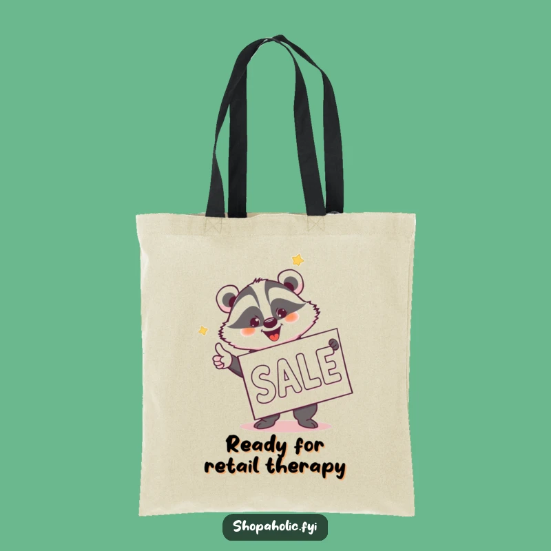 Funny Badger Sale Hunter Tote Bag - Carry Your Finds with Joy