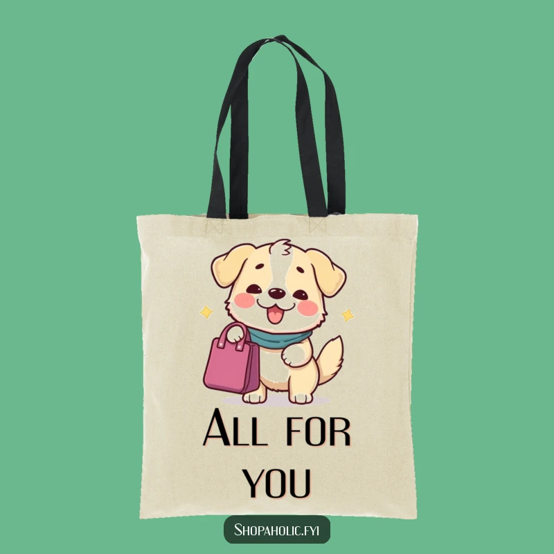 Funny Dog Gifting Tote Bag - Carry Your Generosity Hilariously!